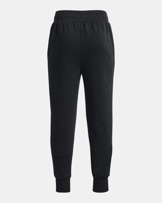 Girls' UA Rival Fleece Joggers in Black image number 1